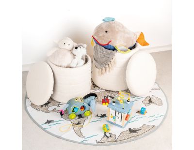 Tapis en coton Mappemonde