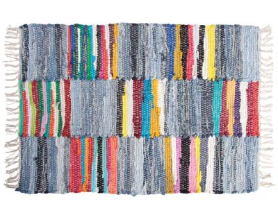 Tapis en coton multicolore (Lot de 2)