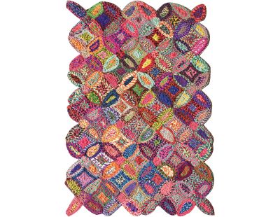 Tapis en coton recyclé Cameo (90 x 60 cm)