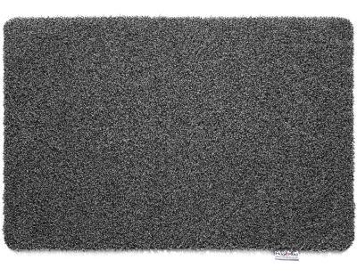Tapis d'entrée en matière recyclée 50 x 75 cm (Gris)