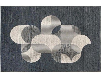 Tapis extérieur Anaya pétrole 200 x 290 cm