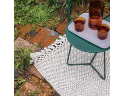 Tapis extérieur en PET Soan neige (90 x 60 cm)