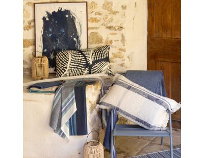 Tapis extérieur en polypropylène Bianca lagon (290 x 200 cm)
