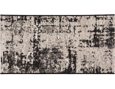 Tapis extérieur en polypropylène Catania noir (110 x 60 cm)