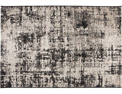 Tapis extérieur en polypropylène Catania noir (170 x 120 cm)