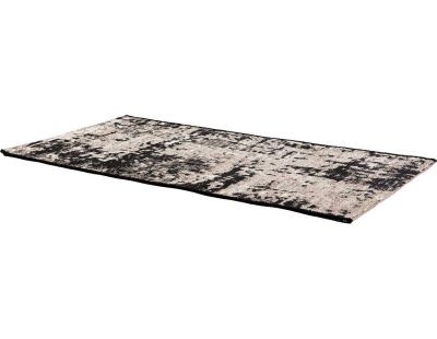 Tapis extérieur en polypropylène Catania noir (110 x 60 cm)
