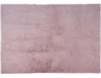 Tapis fin imitation fourrure 120 x 170 cm (Rose)