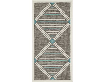 Tapis intérieur extérieur anthracite Acapulco 1672 (70 x 140 cm)