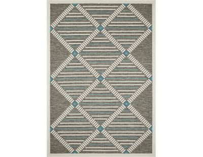 Tapis intérieur extérieur anthracite Acapulco 1672 (120 x 160 cm)