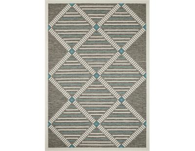 Tapis intérieur extérieur anthracite Acapulco 1672 (160 x 230 cm)