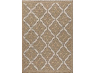 Tapis intérieur extérieur aspect jute jaune Tulum 9041 (170 x 120 cm)