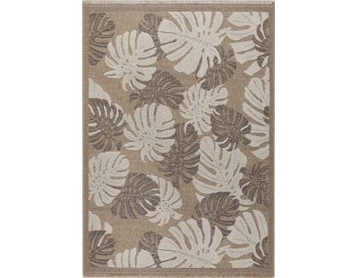 Tapis intérieur extérieur aspect jute marron Tijuana 9062 (290 x 200 cm)