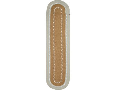 Tapis intérieur extérieur effet jute Lima 4503 gris (80 x 300 cm)