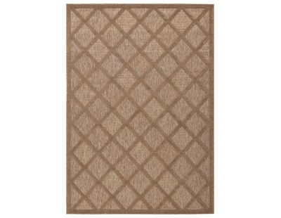 Tapis intérieur extérieur en polypropylène Fira 991 beige (160 x 120 cm)