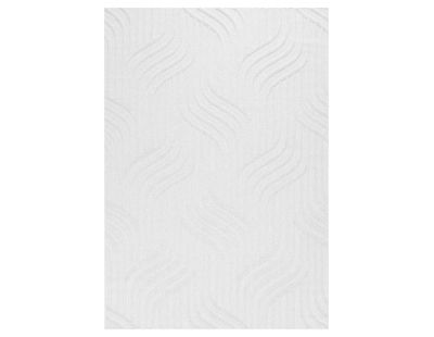 Tapis intérieur extérieur en polypropylène Fira 989 blanc (230 x 160 cm)