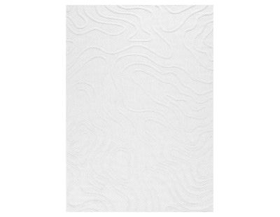 Tapis intérieur extérieur en polypropylène Fira 988 blanc (160 x 120 cm)