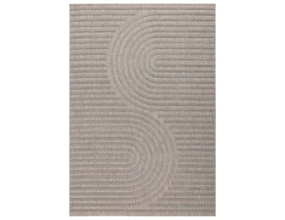 Tapis intérieur extérieur en polypropylène Fira 986 gris (160 x 120 cm)