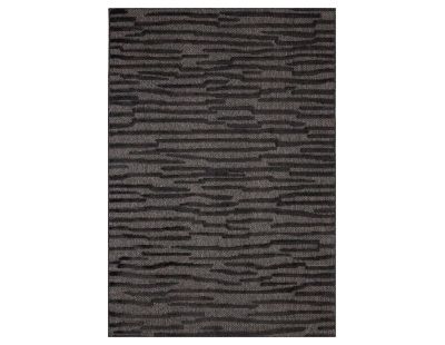 Tapis intérieur extérieur en polypropylène Fira 990 noir (150 x 80 cm)