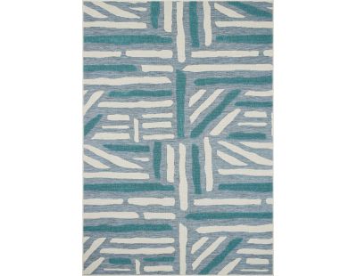 Tapis intérieur extérieur turquoise Acapulco 1689 (160 x 230 cm)