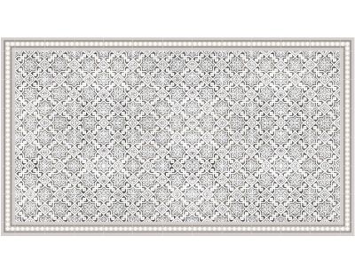 Tapis intérieur extérieur en vinyle carreaux marocains (160 x 90 cm)