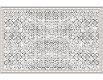 Tapis intérieur extérieur en vinyle carreaux marocains (180 x 118 cm)