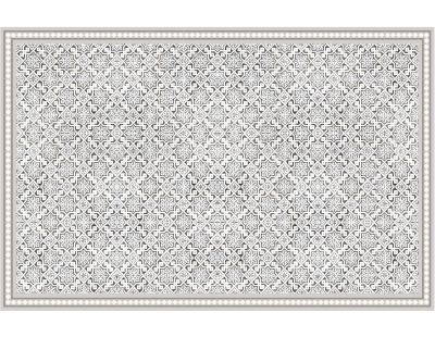 Tapis intérieur extérieur en vinyle carreaux marocains (180 x 118 cm)