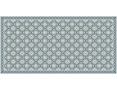 Tapis intérieur extérieur en vinyle carreaux portuguais (140 x 70 cm)