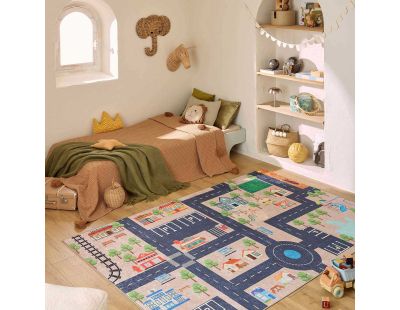Tapis intérieur à poils courts Alix 738 beige (120 x 160 cm)