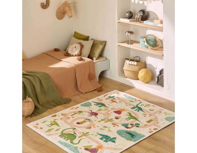 Tapis intérieur à poils courts Alix 737 beige (160 x 230 cm)