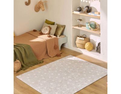 Tapis intérieur à poils courts Alix 735 beige (160 x 230 cm)