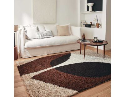 Tapis intérieur en polypropylène Vivara 1061 marron (160 x 230 cm)