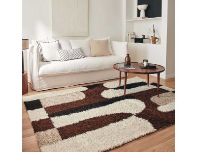 Tapis intérieur en polypropylène Vivara 1063 marron (80 x 140 cm)