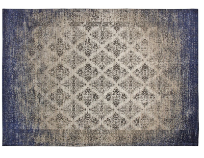 Tapis jacquard bleu (230 cm)