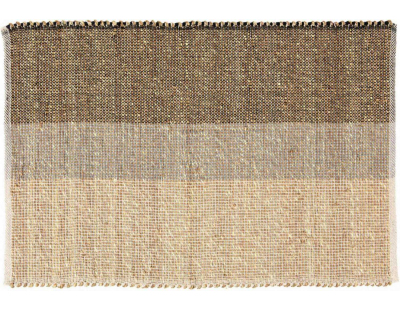 Tapis en jonc de mer Karan Carbone (60 x 90 cm)