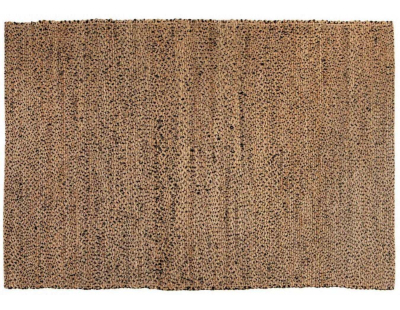 Tapis en jute et coton Elliot carbone (120 x 170 cm)