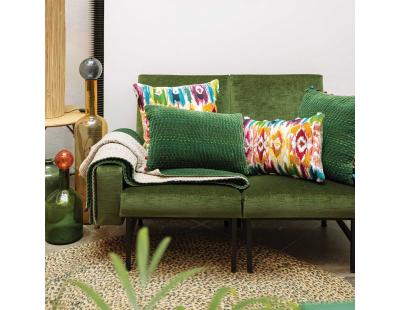 Tapis en jute et coton Elliot fougère (160 x 230 cm)
