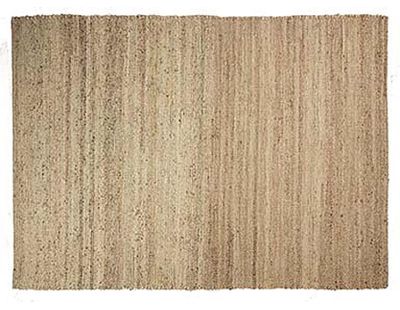 Tapis en jute naturelle Uni Jarod (200 x 140 cm)