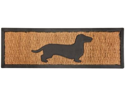 Tapis paillasson en coco 75 x 25 cm (Chien)