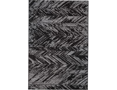 Tapis en polypropylène noir Evora (230 x 160 cm)