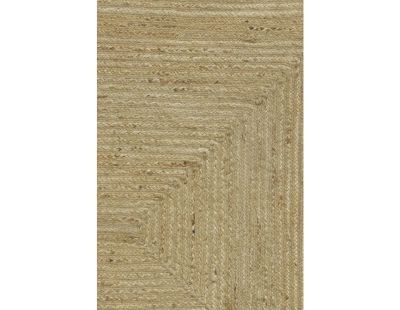 Tapis rectangulaire en jute naturelle (210 x 150 cm)