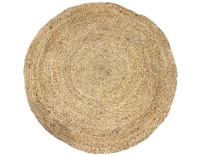 Tapis rond en jute (Diamètre 120 cm)