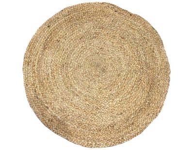 Tapis rond en jute (Diamètre 120 cm)