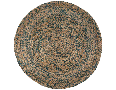 Tapis rond en jute et coton Elliot 160 cm (Riviera)