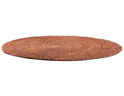 Tapis rond en jute et coton Elliot 160 cm (Marmelade)