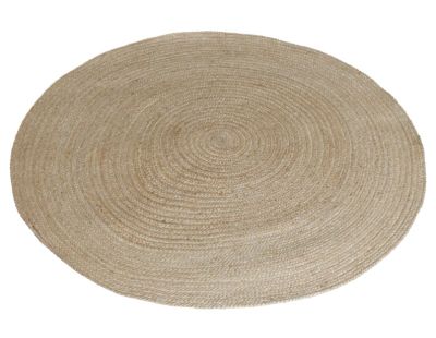 Tapis rond en jute naturel tressé (Ø 90 cm)