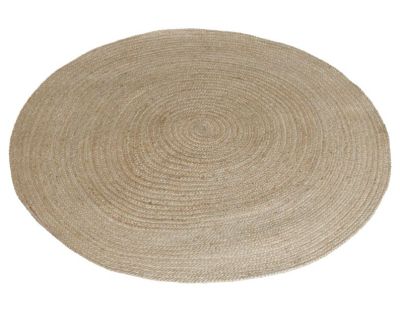 Tapis rond en jute naturel tressé (Ø 150 cm)