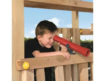 Telescope pour cabane enfant (Rouge/Gris)