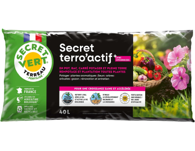 Terreau bio actif 40 litres (unitaire)