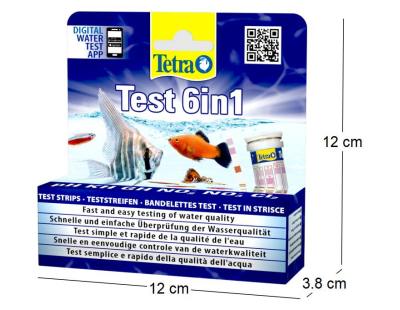 Test de l'eau Tetra test bande 6 en 1