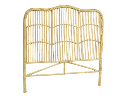 Tête de lit en rotin naturel (Sommier 90 cm)